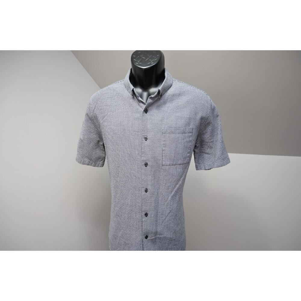 Topman Dress Shirt‎ Woven Short Sleeve Casual Button Up Mens Sz XL